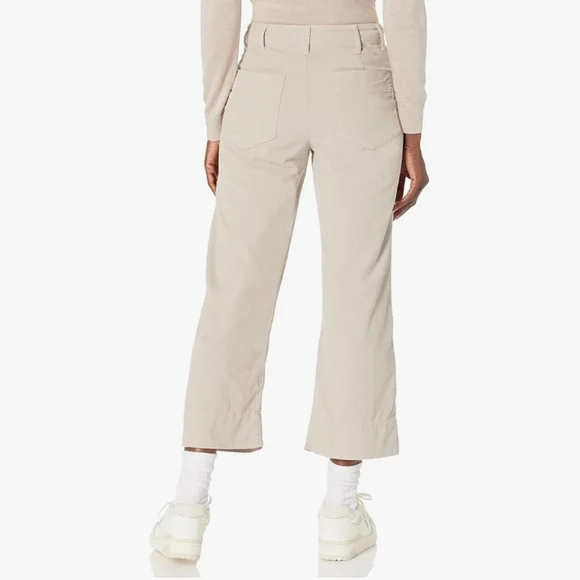 NWT Velvet by Graham & Spencer Vera Cotton Corduroy Wide Leg Pants 10 - Picture 2 of 5